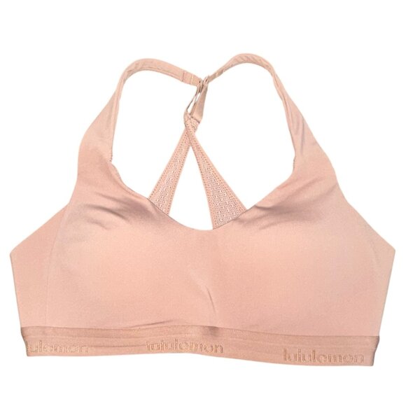 Lululemon Up For It Wireless Bra Cross Strap Padded Size 32B Sports Bra Workout - Picture 1 of 7